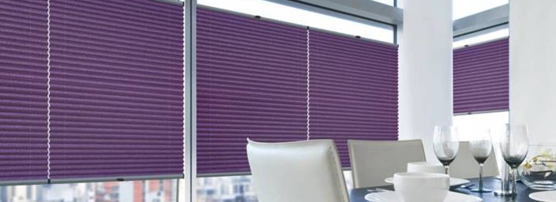 Pleated blinds - an idea to cover your window