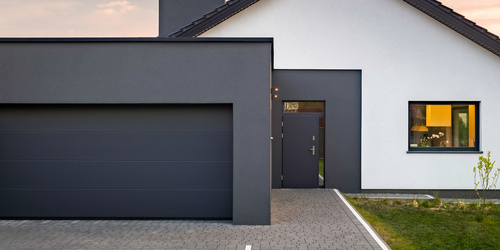 Sectional garage doors - aesthetics and home security