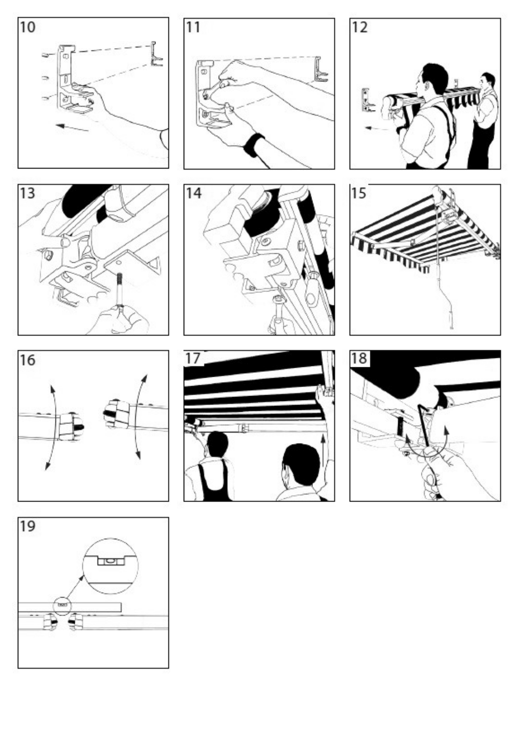 Luifel zonder cassette 3