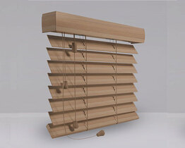 Houten jaloezieën voor appartementen