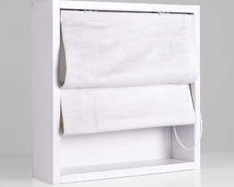 Types of Roman blinds available at Knall