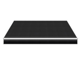 Regenbestendig uitschuifbaar zonnescherm