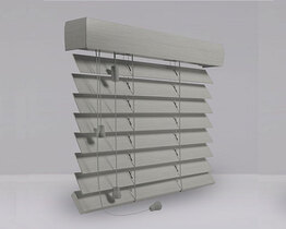 Houten binnenzonwering zand