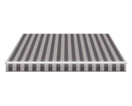 Gestreept terraszonnescherm