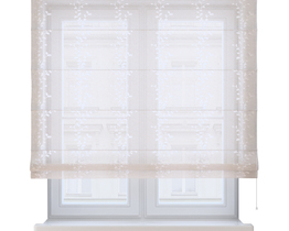 Woonkamer Romeinse jaloezieën voor een erker