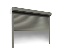 Garagedeur met afstandsbediening en rolluik