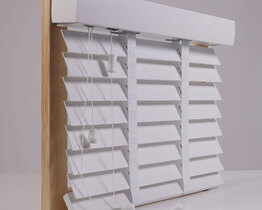 Wooden blinds 50mm, rope ladder