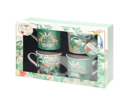 Set van 4 exotische mokken