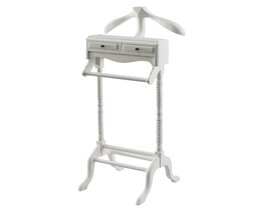 Kapstok Chester staand 125 cm wit