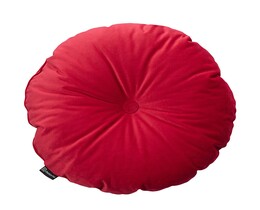 Rond kussen met knoop