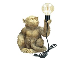 Tafellamp Gouden Aap 36cm