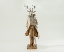 Decoratieve figuur Gentleman Deer 30x9x69 cm