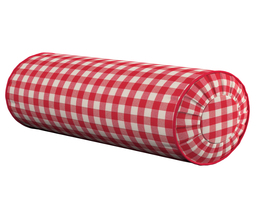 Rolkussen met plooien