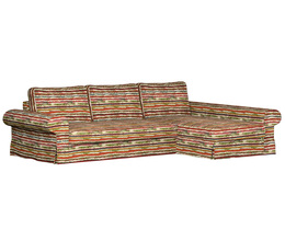 Backabro slaapbank met chaise longue hoes