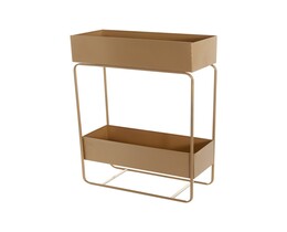Plantenstandaard/barkast Wiggo goud 61x25x91cm