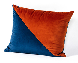 Poduszka Patchwork kwadratowa koperinkt