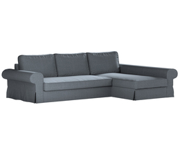 Backabro slaapbank met chaise longue hoes