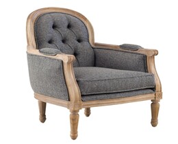 Fauteuil Bernard grijs