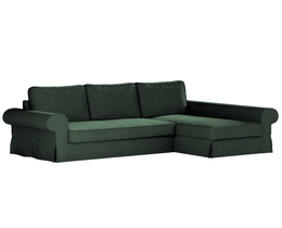 Backabro slaapbank met chaise longue hoes