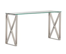 Consoletafel Senso zilver 120x40x80cm