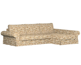 Backabro slaapbank met chaise longue hoes