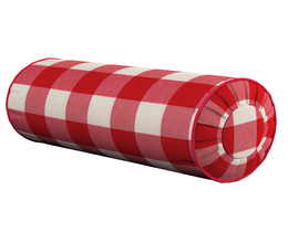 Rolkussen met plooien