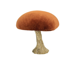 Dekoracja Fluwelen Paddestoel 10 cm oranje