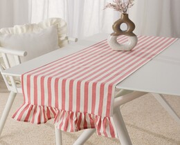 Tafelloper met ruches 40x160 cm