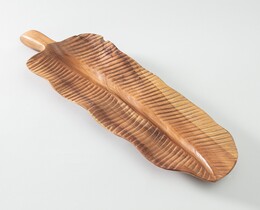 Patera houten blad 60x18 cm