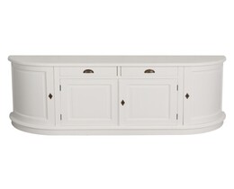 Commode Brighton met 4 deuren en 2 laden, wit