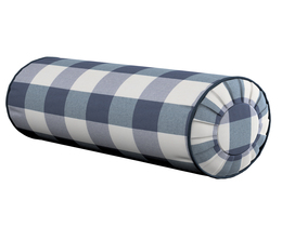 Rolkussen met plooien