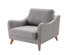 Fauteuil Venuste linnen grijs