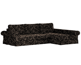 Backabro slaapbank met chaise longue hoes