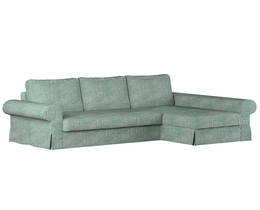 Backabro slaapbank met chaise longue hoes