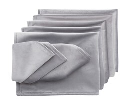 Servettenset 6 stuks 42x42cm Fluweel 704-11
