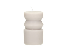 Świeca Cornelia 14cm lichtgrijs