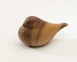 Figuurtje van een donkere vogel I 10x5x6 cm