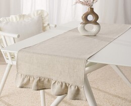 Tafelloper met ruches 40x160 cm