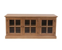 Commode Josette 148x45x85cm naturel grijs