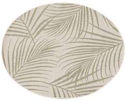 Dywan Lineo beige/junglegroen 120cm