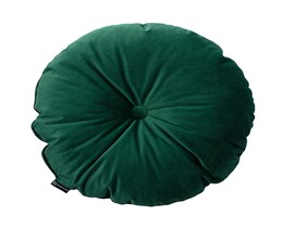 Rond kussen met knoop