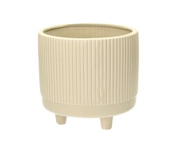 Bloempotdeksel voor bloempot Tres 22cm beige