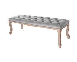 Bank Isacco 114x38x46cm grijs