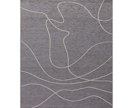 Dywan Fluweel 160x230cm beige/donkergrijs