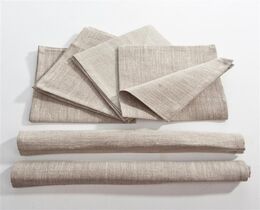 Servettenset 6 stuks 42 x 42 cm Linnen 392-05