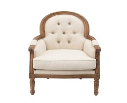 Fauteuil Bernard beige