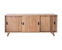 Tv-meubel schuin 141x47x76cm
