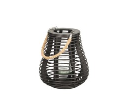 Lampion Vela 33cm zwart