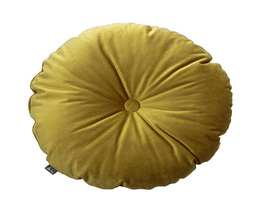 Rond kussen met knoop