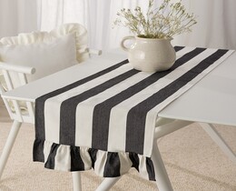 Tafelloper met ruches 40x160 cm
